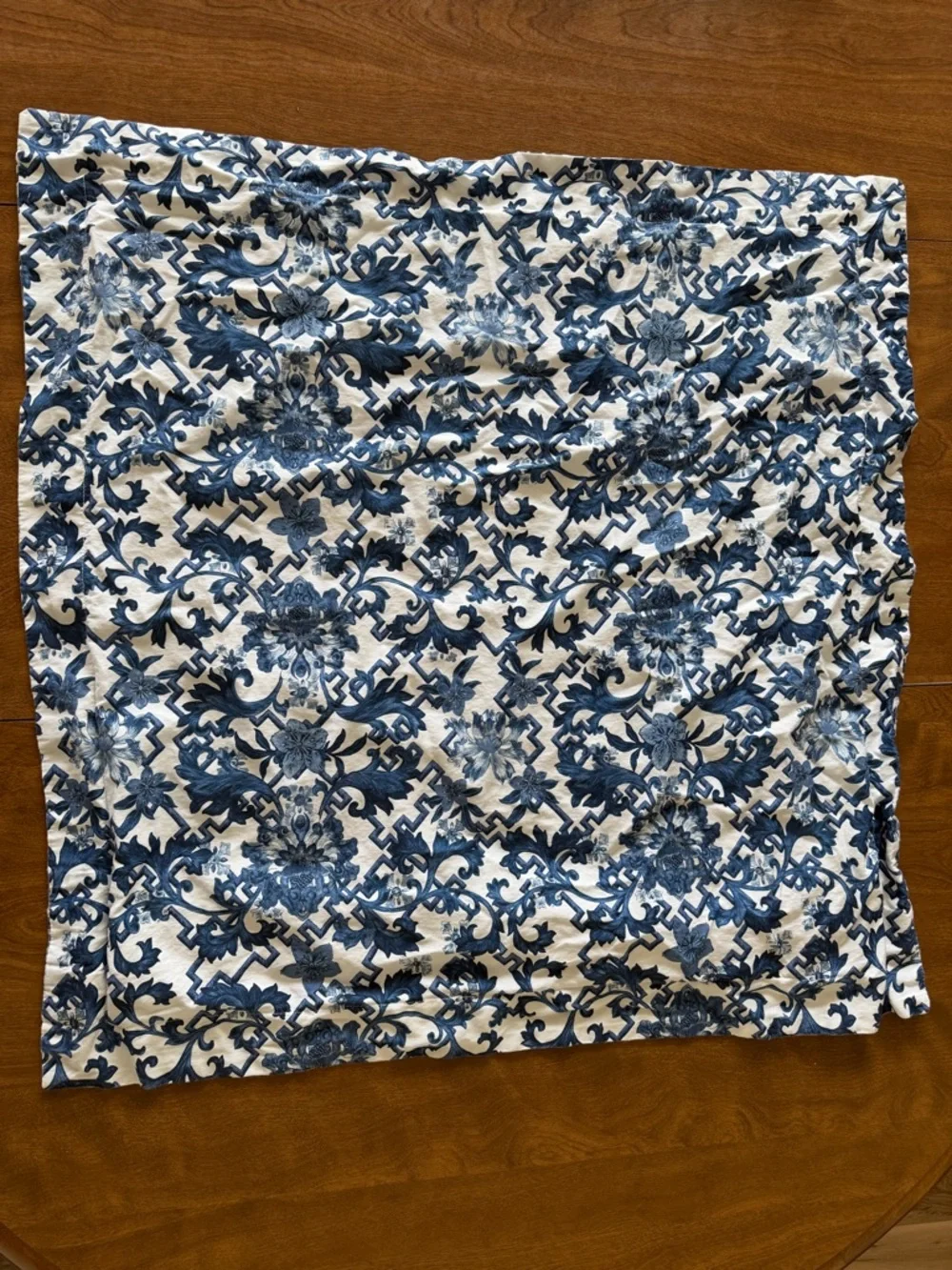 Rare Ralph Lauren Blue Dorsey Euro Pillow Sham